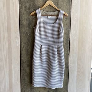 Banana Republic Scoop Neck Striped Dress
